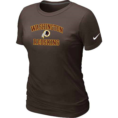 Nike Washington Redskins Women's Heart & Soul NFL T-Shirt - Brown